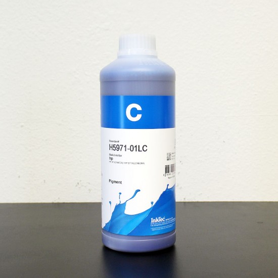 Refill 1000ml Ink for HP 971 Cyan Cartridge and CISS Premium Pigment ink