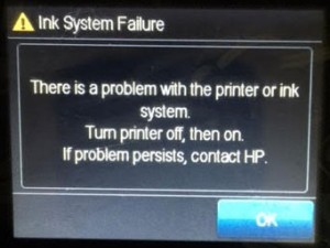 HP 950, 950XL, 951, 951XL ” Missing or Damaged Cartridge ” Errors