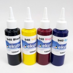 ekuten 400ml Refill Ink for HP 940 940XL Cartridges and CISS - Pigment ink 