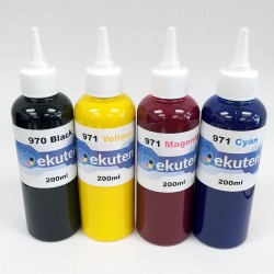 Refill 800ml Pigment ink for HP 970 971 970XL 971XL Cartridges and CISS - HP Officejet Pro X451dn, 451dw, 476dn, 476dw 