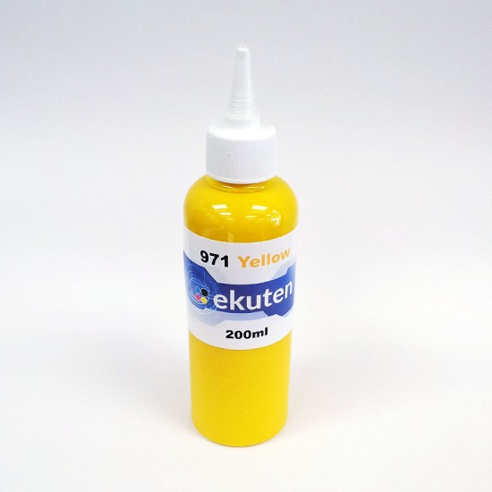 Refill 200ml Pigment Ink for HP 971 Yellow Cartridge and CISS - HP Officejet Pro X451dn 451dw 476dn 476dw
