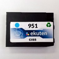 HP 950, 951 CISS Replacement Cyan Cartridge